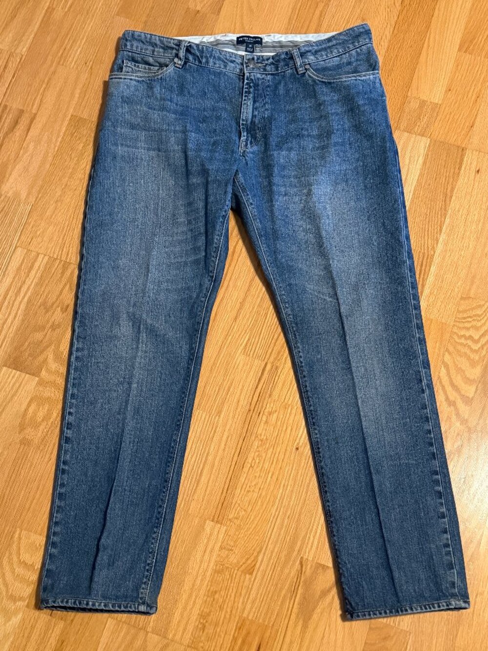 Peter Millar Classic 5-pocket Straight Leg Jeans Medium Wash 36x30